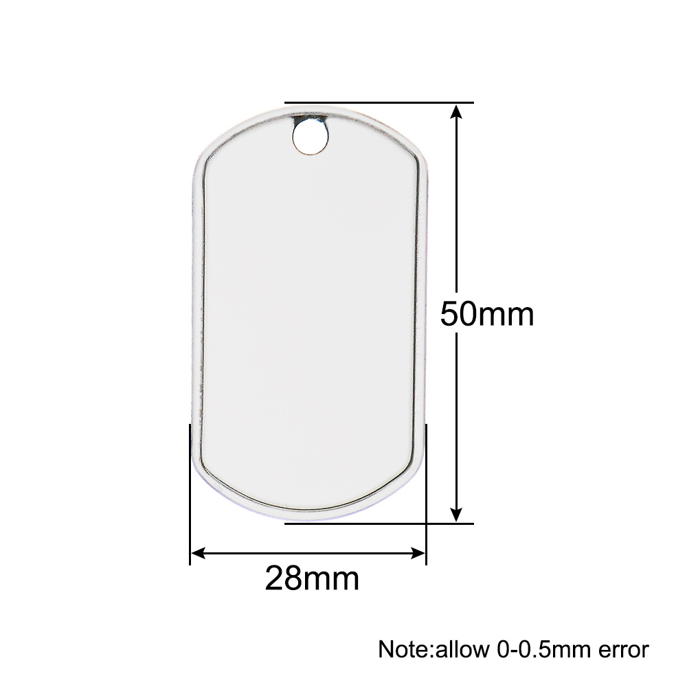 Wholesale 100Pcs Military Army - Mens Dog Tag Necklace avis et prix