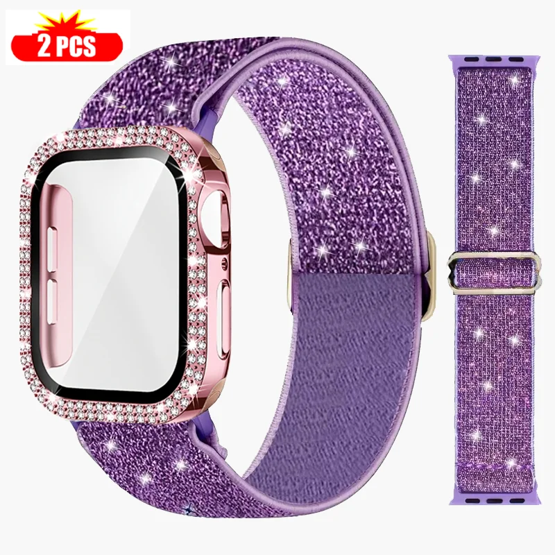 Band+Case for Apple Watch 45mm - Jewelry Smart Watches avis et prix
