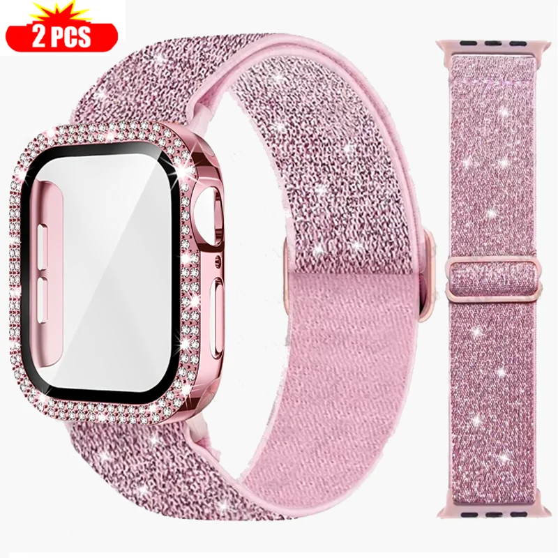 Band+Case for Apple Watch 45mm - Jewelry Smart Watches avis et prix
