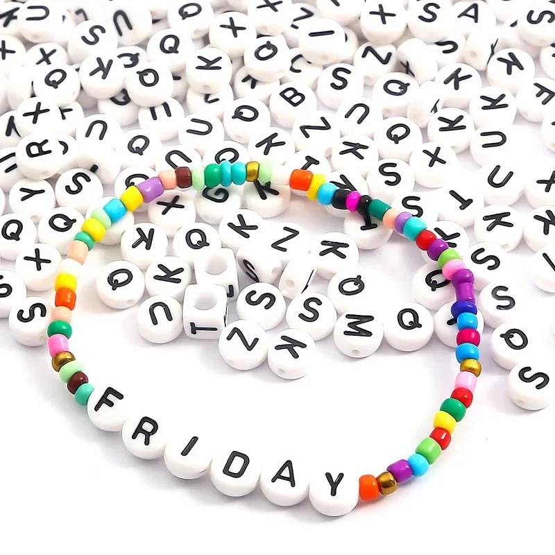 100-500PCS Acrylic A-Z 26 Lett - Jewelry Quotes avis et prix