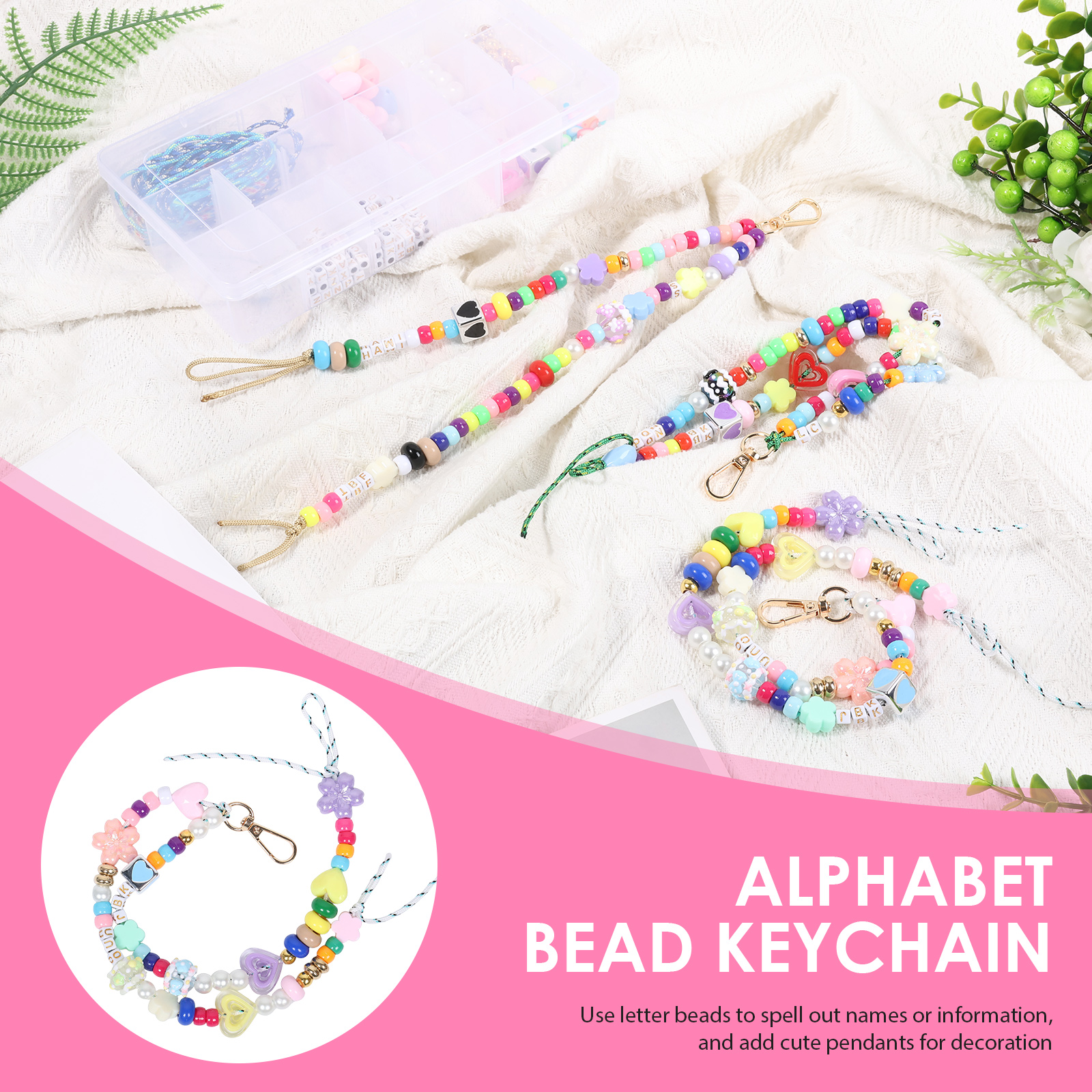421PCS Beaded Keychain Making  - Jewelry Quotes avis et prix