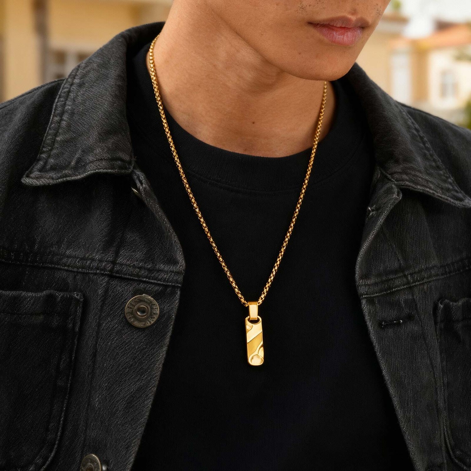 Small Dogtag Pendant Necklaces - Mens Dog Tag Necklace avis et prix