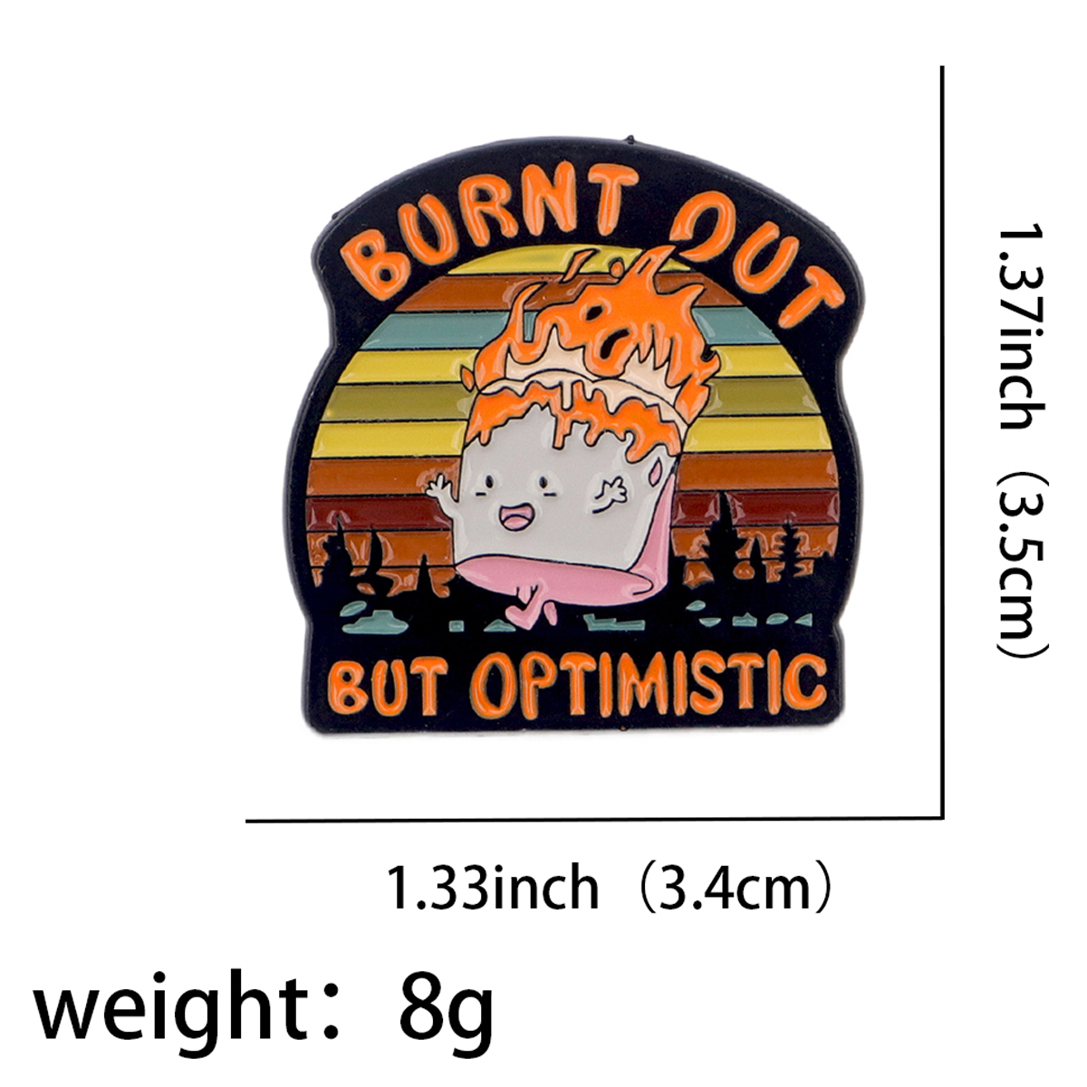 Fire Badges Enamel Pin Brooche - Jewelry Quotes avis et prix