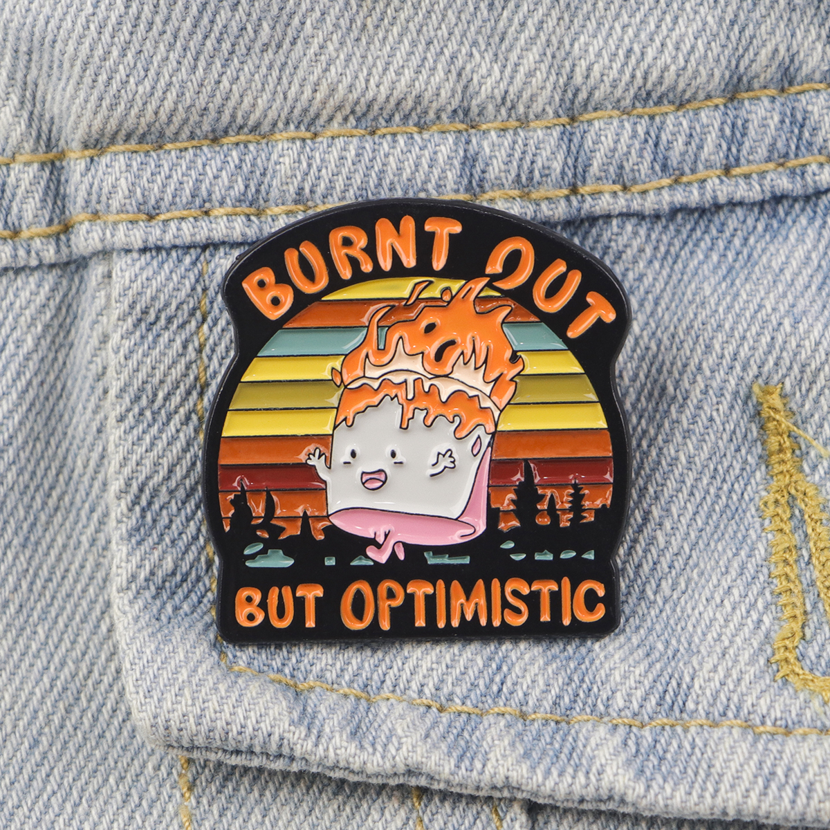 Fire Badges Enamel Pin Brooche - Jewelry Quotes avis et prix