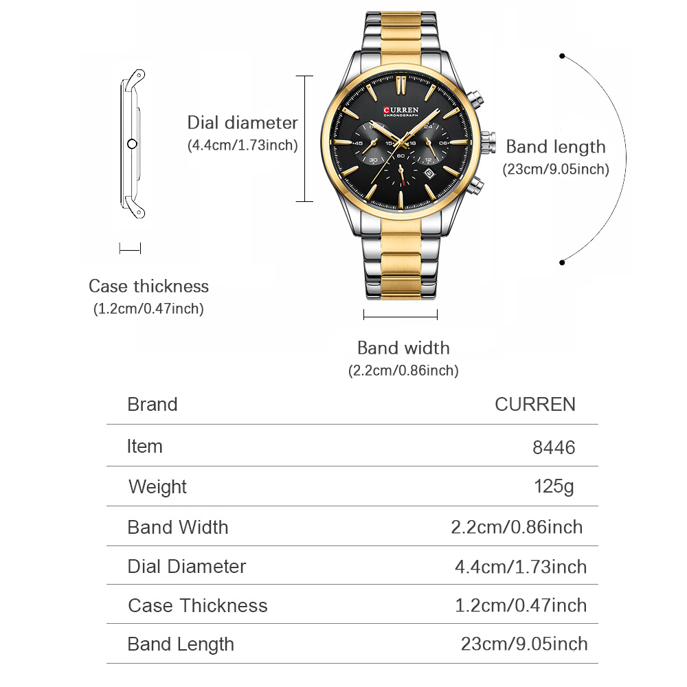 CURREN Casual Quartz Chrono Sp - Jewellery Watches avis et prix