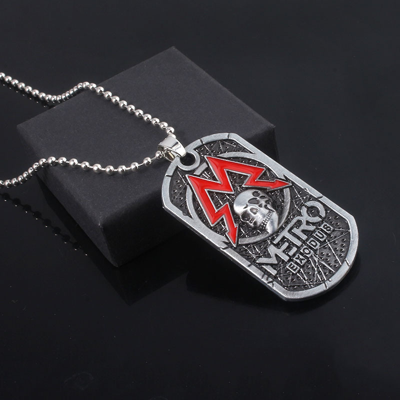 Game Metro Exodus 2033 Keychai - Mens Dog Tag Necklace avis et prix