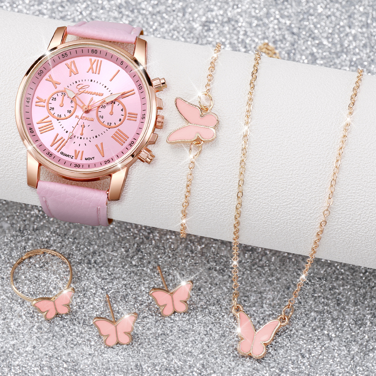6PCS/Set Fashion Women Watches - Mystery Jewelry Jar Watches avis et prix