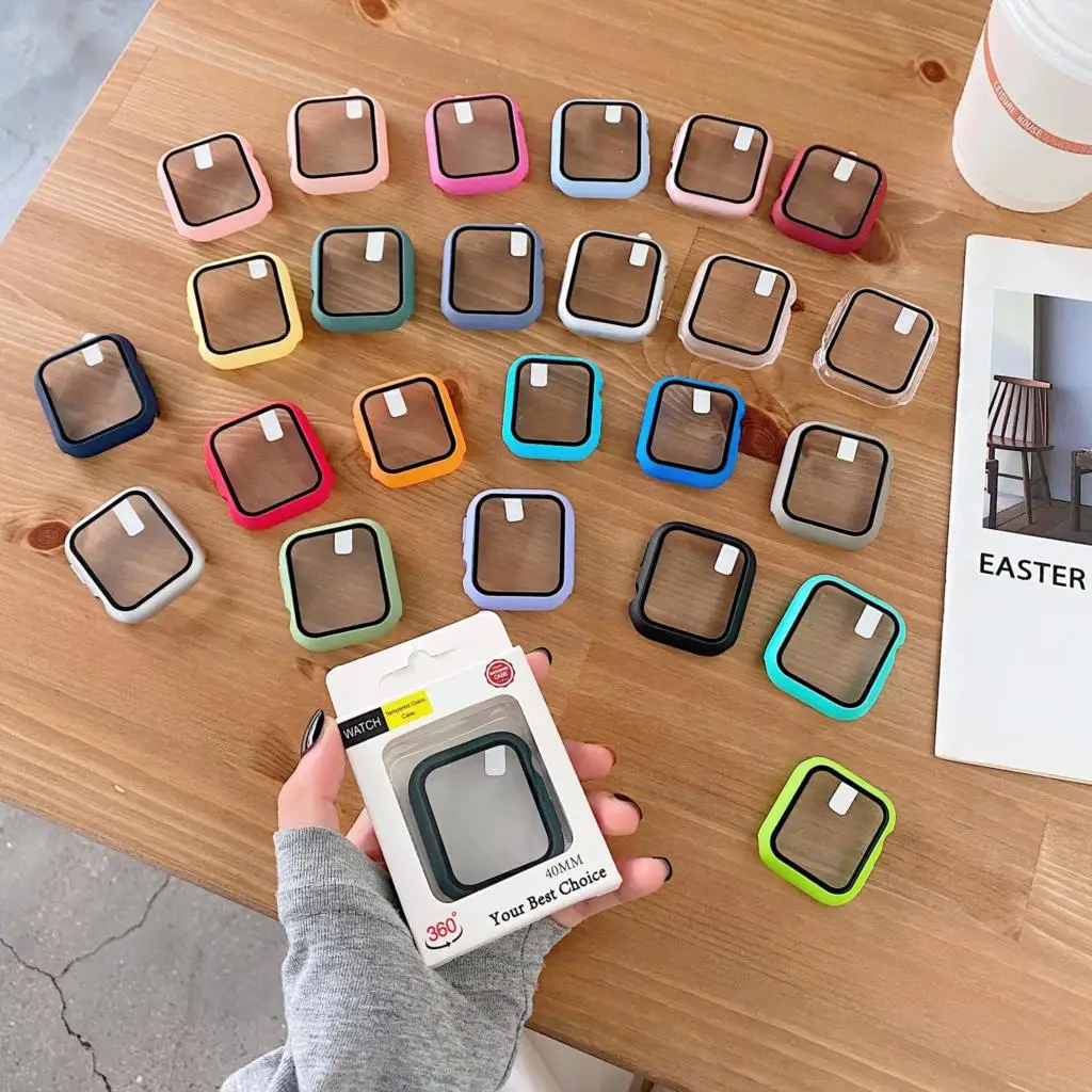 Glass+cover For Apple Watch Ca - Jewelry Smart Watches avis et prix