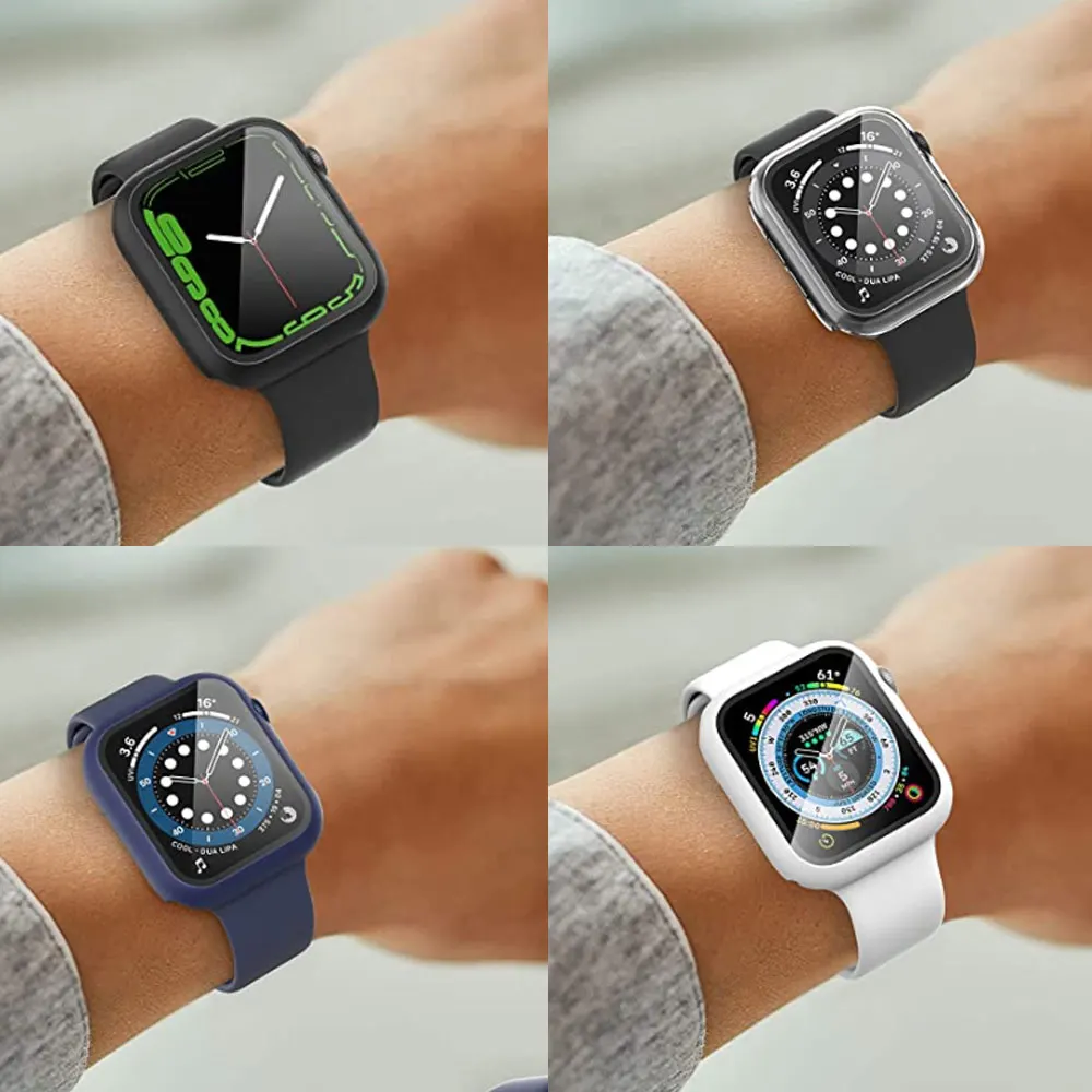 Glass+cover For Apple Watch Ca - Jewelry Smart Watches avis et prix
