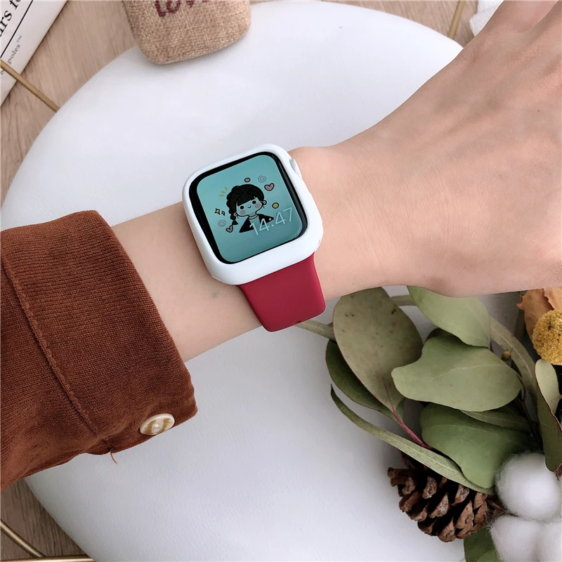 Glass+cover For Apple Watch Ca - Jewelry Smart Watches avis et prix