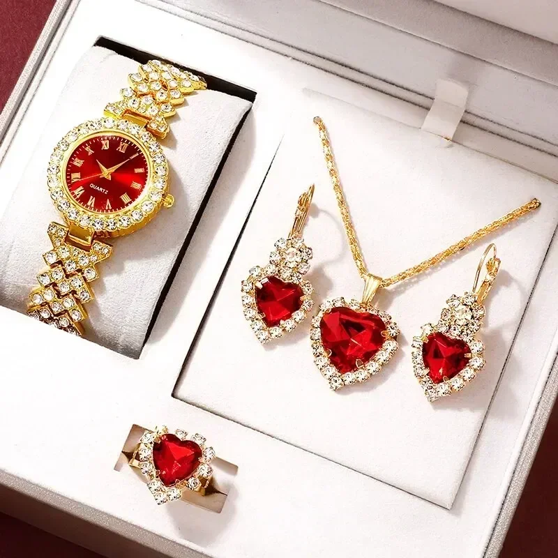 Golden Luxury Watch Women Ring - Mystery Jewelry Jar Watches avis et prix