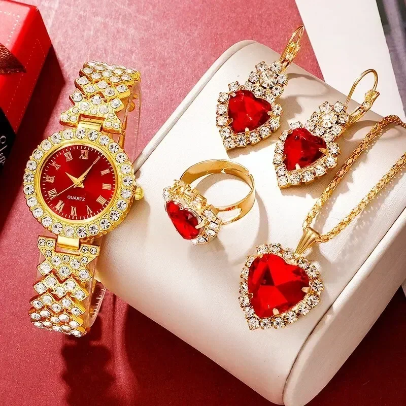 Golden Luxury Watch Women Ring - Mystery Jewelry Jar Watches avis et prix