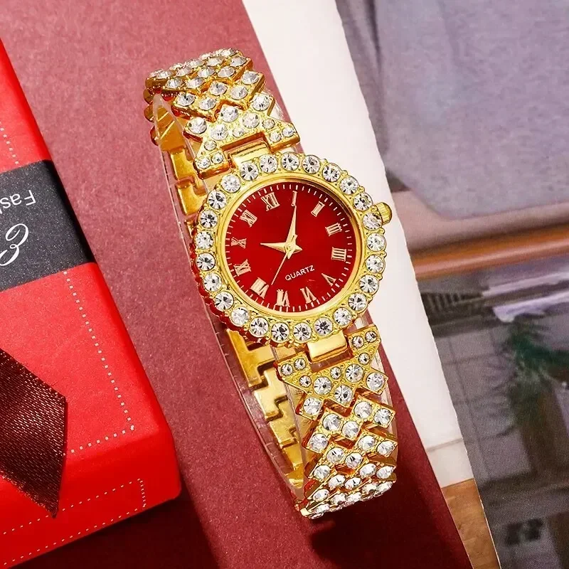 Golden Luxury Watch Women Ring - Mystery Jewelry Jar Watches avis et prix