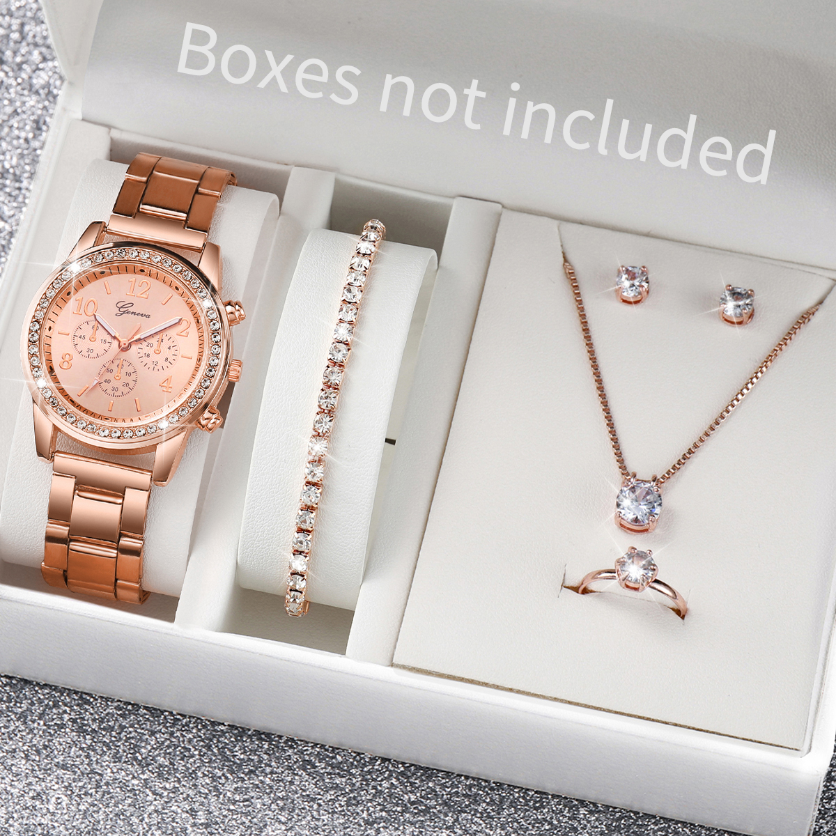 6PCS/Set Fashion Women's Quart - Jewelry Like Watches avis et prix