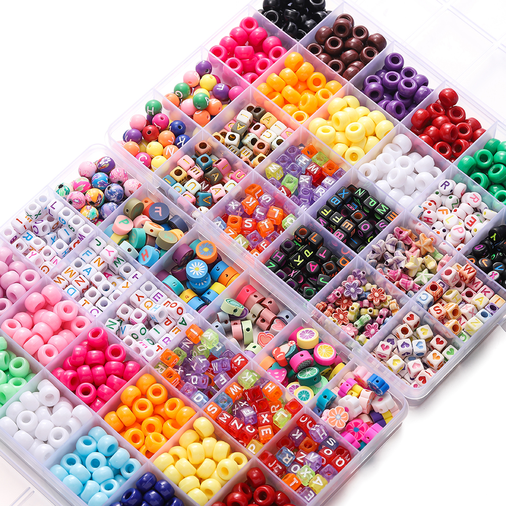 680pcs/Box Colorful Acrylic Po - Jewelry Quotes avis et prix