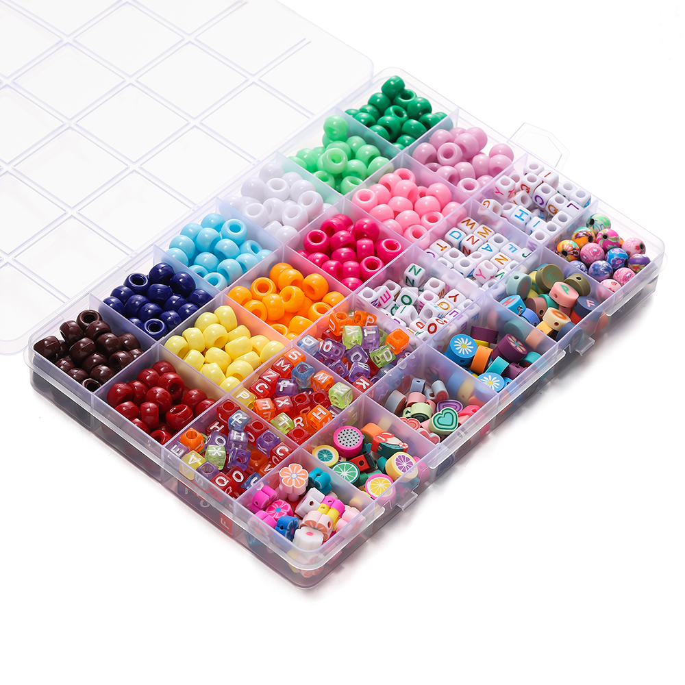 680pcs/Box Colorful Acrylic Po - Jewelry Quotes avis et prix