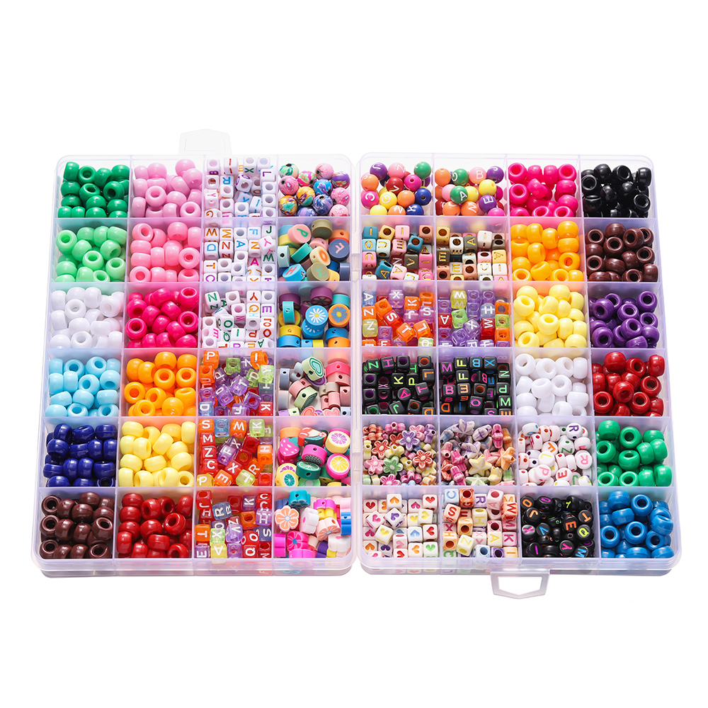 680pcs/Box Colorful Acrylic Po - Jewelry Quotes avis et prix
