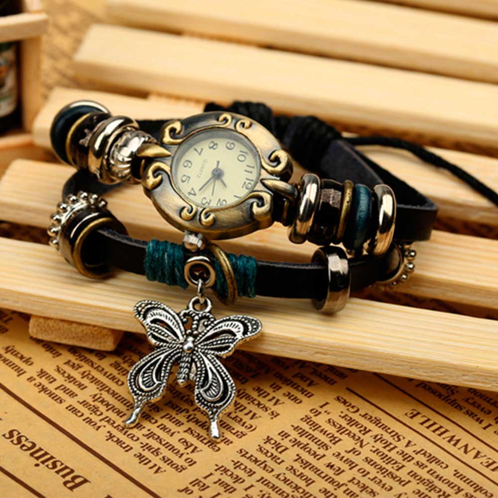 Handmade Butterfly Beads Brace - Jewelry Watches Vintage avis et prix