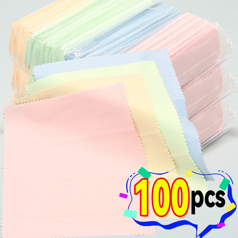 10-100pcs Silver Polishing Gla - Jewelry Eyewear Watches & Accessories avis et prix