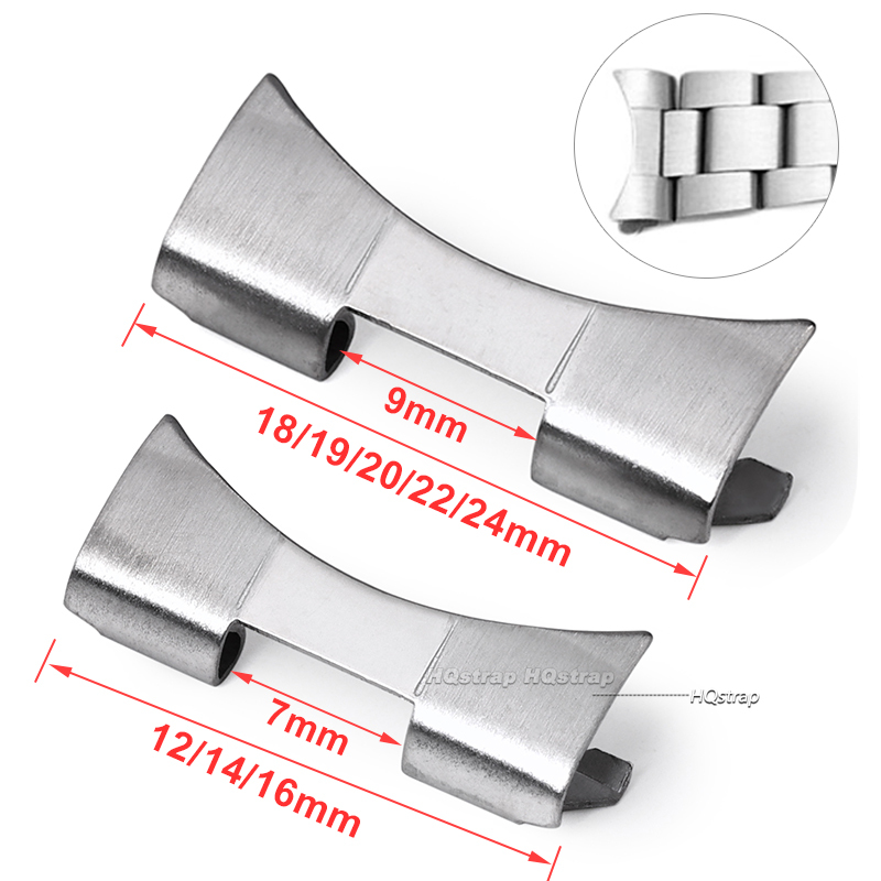 Hollow Curved End Link 20mm 22 - Jewelry Rolex Watches avis et prix