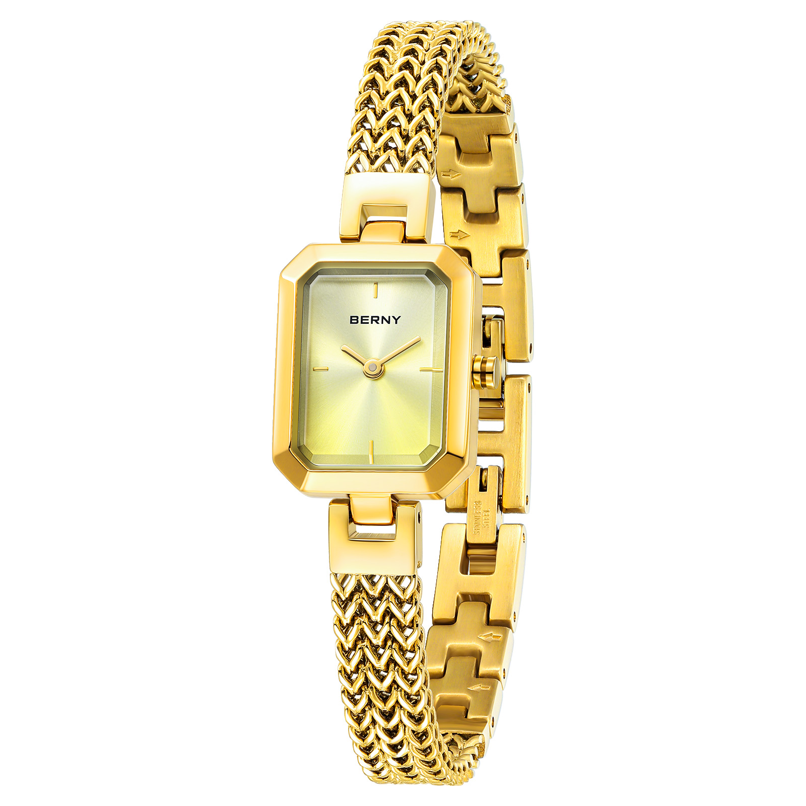 BERNY Gold Watch for Women Min - Mystery Jewelry Jar Watches avis et prix