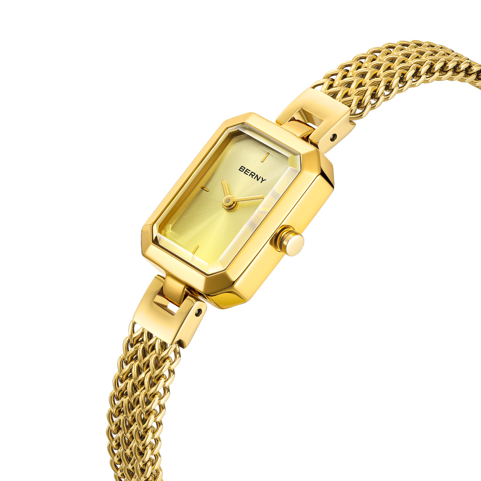 BERNY Gold Watch for Women Min - Mystery Jewelry Jar Watches avis et prix