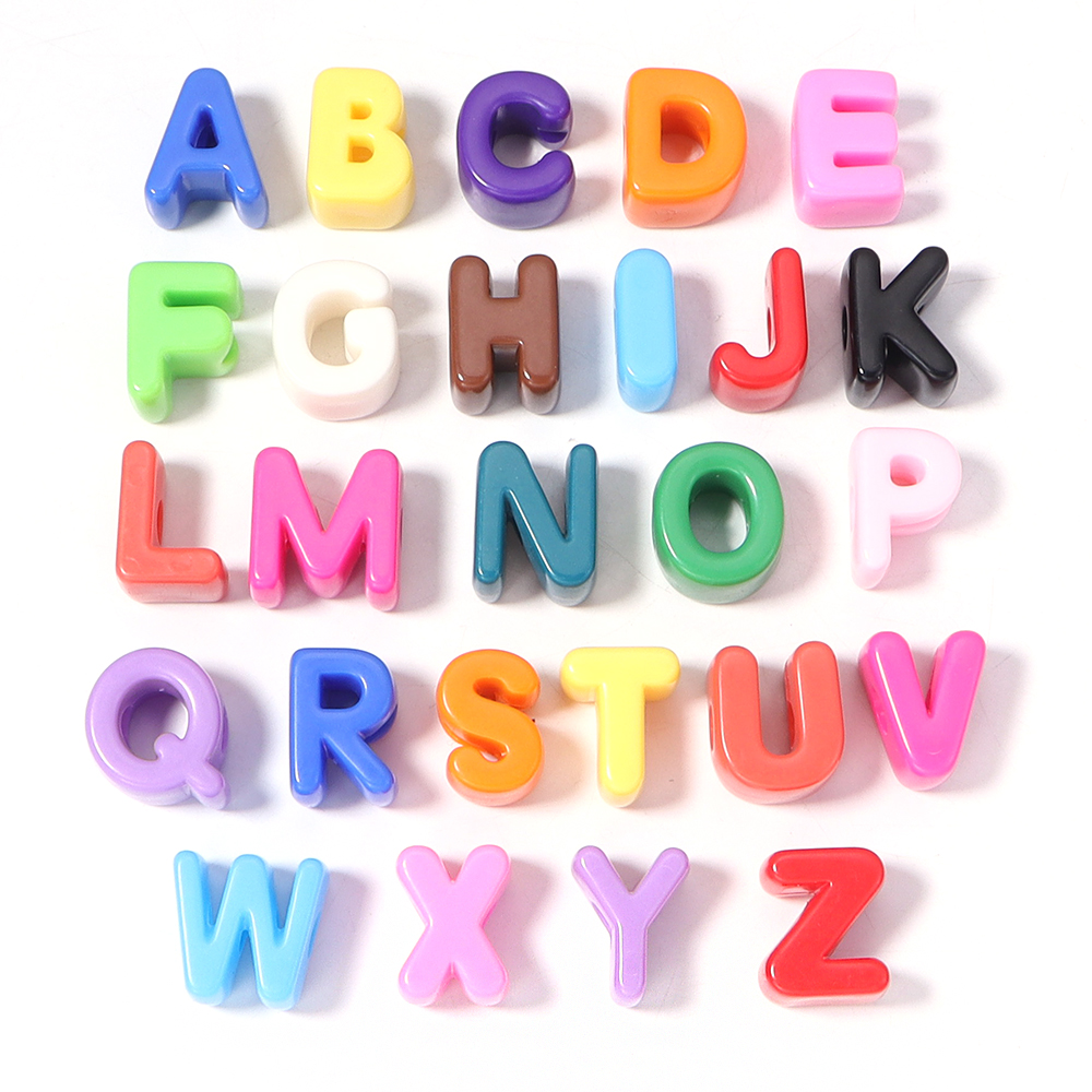 10pcs A-Z Letter Beads Acrylic - Jewelry Quotes avis et prix