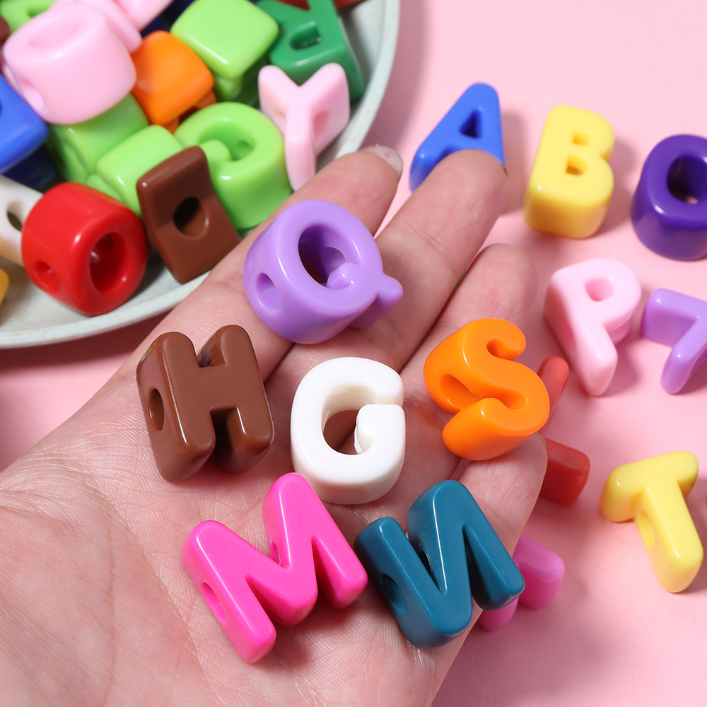 10pcs A-Z Letter Beads Acrylic - Jewelry Quotes avis et prix