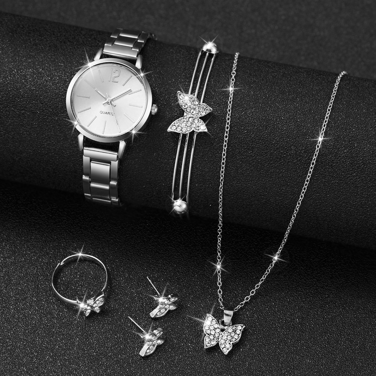 6PCS Fashion Women's Quartz  W - Jewelry Like Watches avis et prix