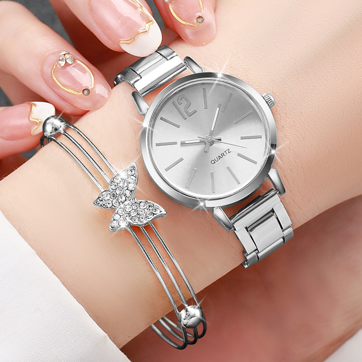 6PCS Fashion Women's Quartz  W - Jewelry Like Watches avis et prix