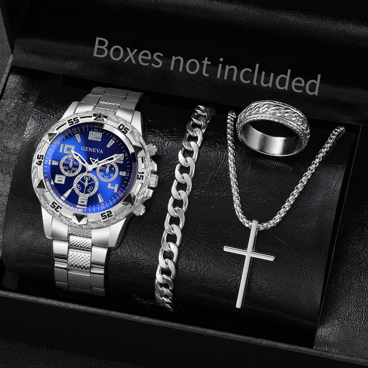 4PCS/Set Fashion Men Business  - Mystery Jewelry Jar Watches avis et prix