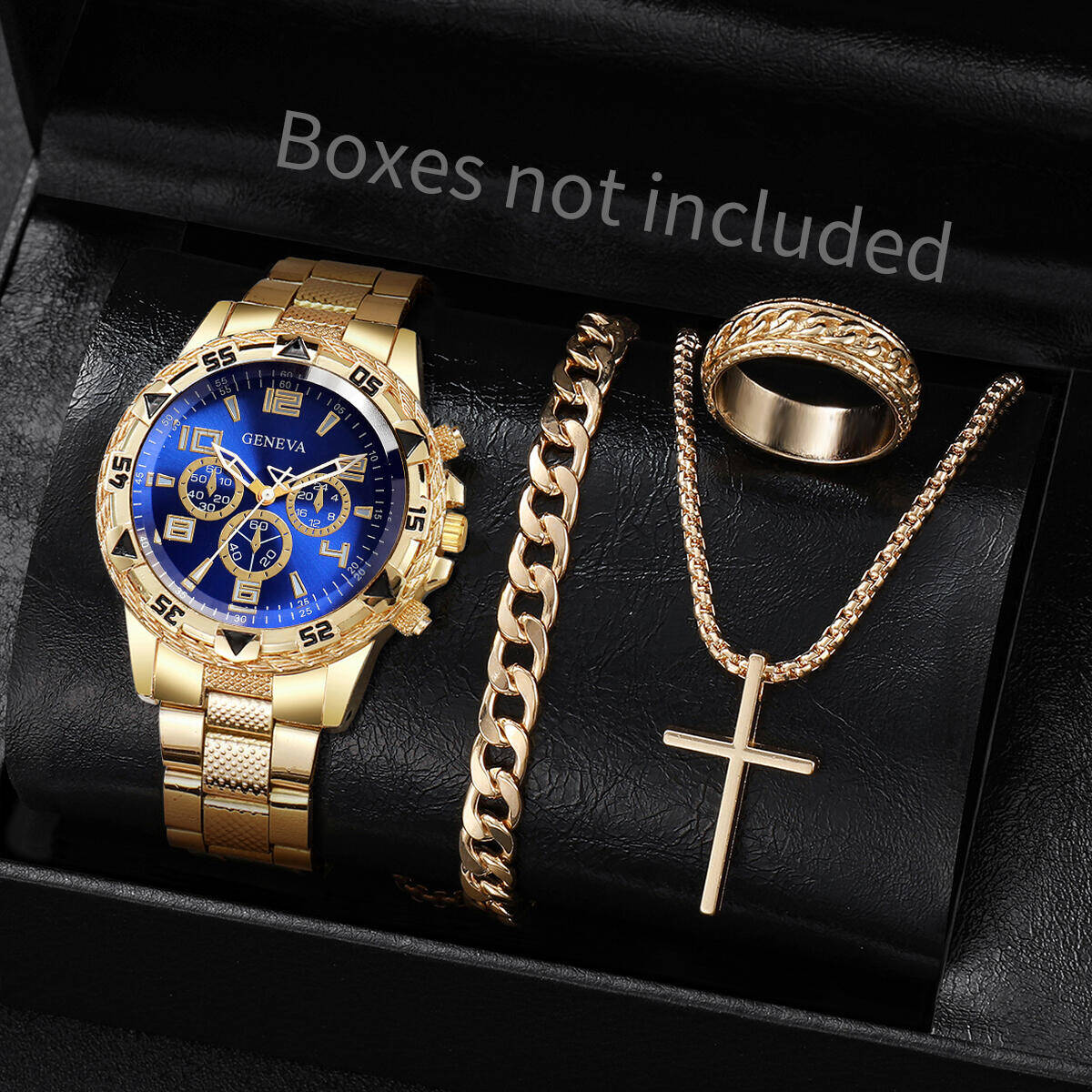 4PCS/Set Fashion Men Business  - Mystery Jewelry Jar Watches avis et prix