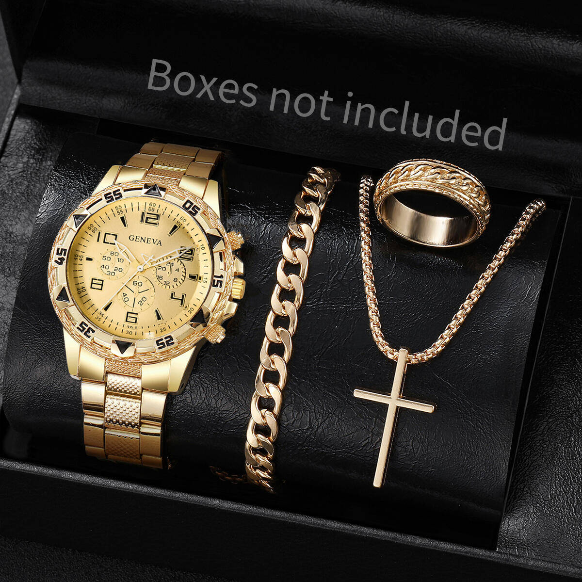 4PCS/Set Fashion Men Business  - Mystery Jewelry Jar Watches avis et prix