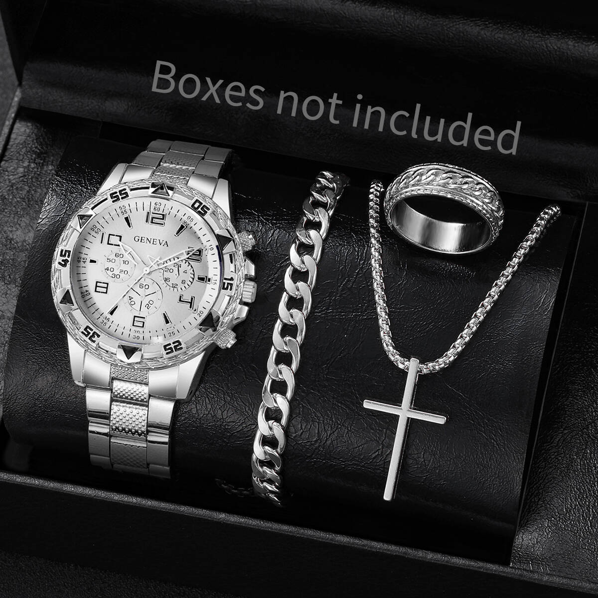 4PCS/Set Fashion Men Business  - Mystery Jewelry Jar Watches avis et prix