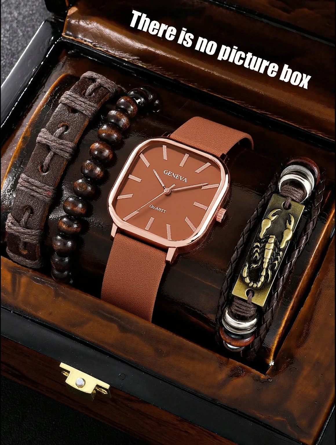 No gift box; men's leather str - Jewellery Watches avis et prix
