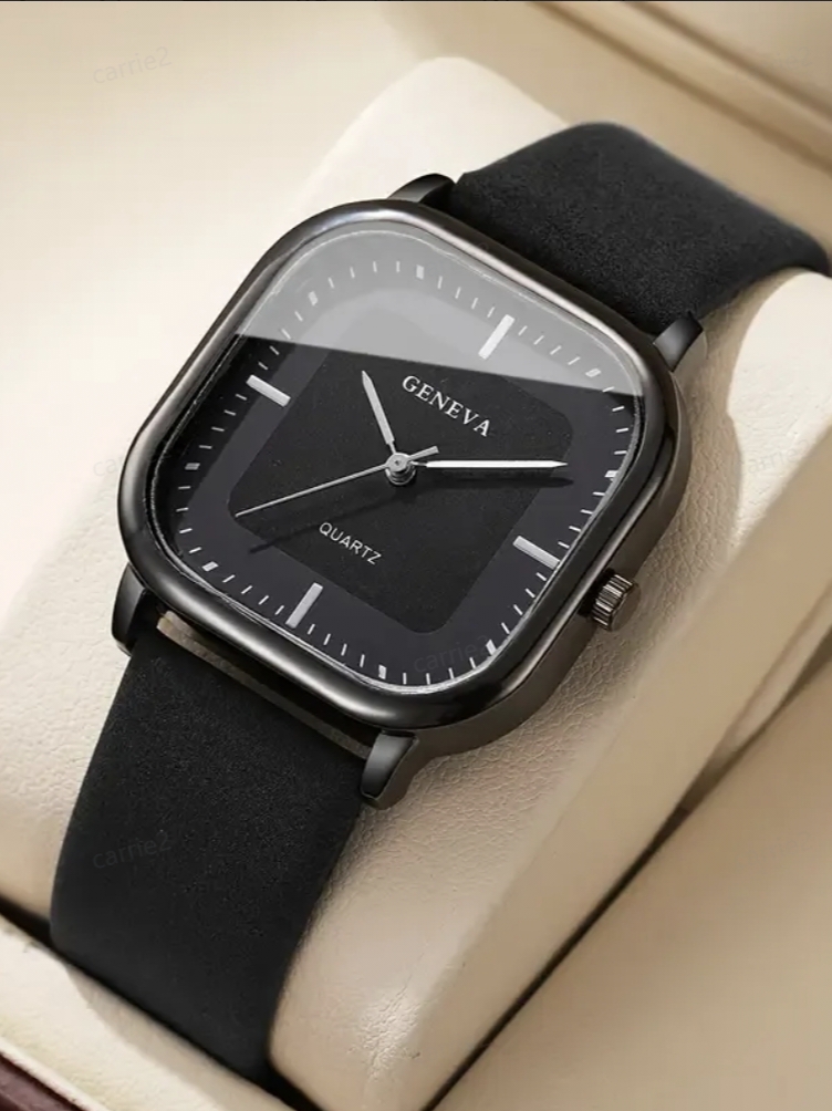 No gift box; men's leather str - Jewellery Watches avis et prix