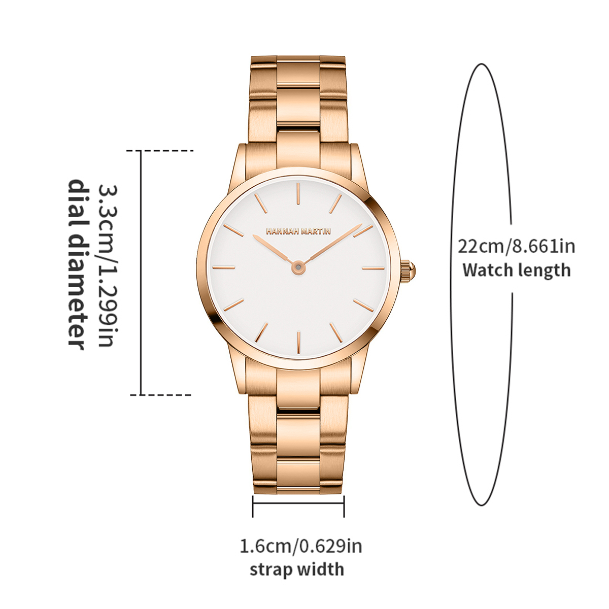 Womens Watch Rose Gold Stainle - Mystery Jewelry Jar Watches avis et prix