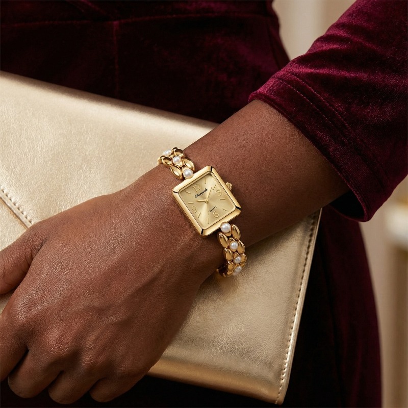 Luxury Golden Women's Watch Fa - Jewelry Watches Vintage avis et prix