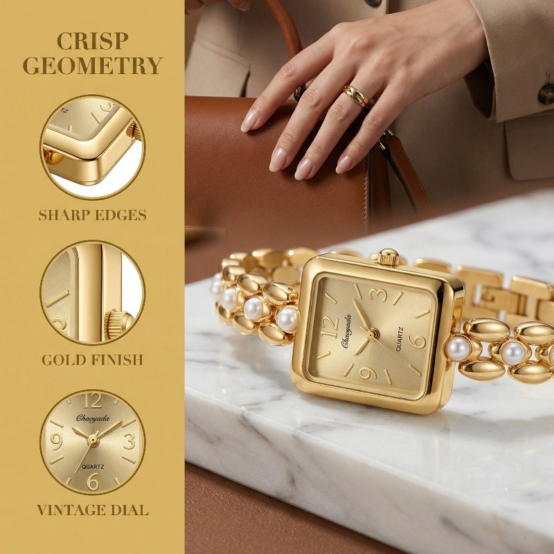 Luxury Golden Women's Watch Fa - Jewelry Watches Vintage avis et prix