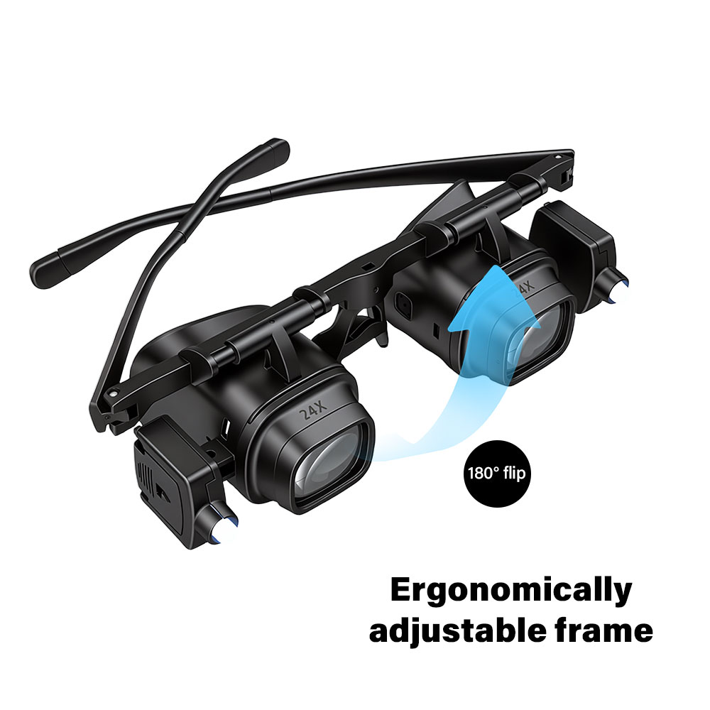 Portable 2X-24X Headband Magni - Jewelry Eyewear Watches & Accessories avis et prix