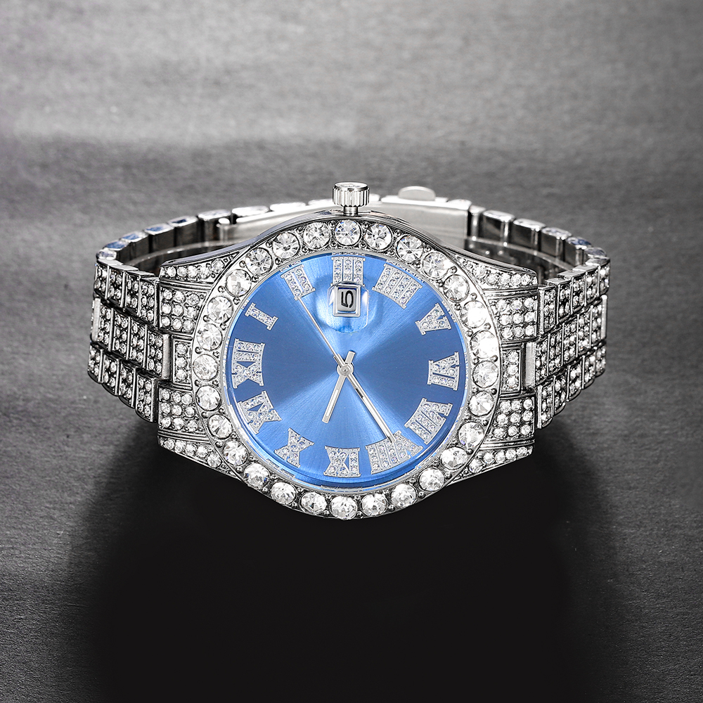 New Punk Men Watch Iced Out Di - Mystery Jewelry Jar Watches avis et prix