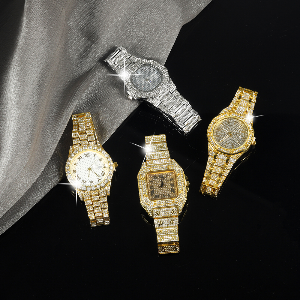 New Punk Men Watch Iced Out Di - Mystery Jewelry Jar Watches avis et prix